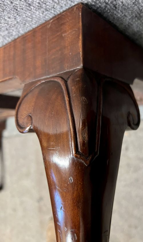 EDWARDIAN MAHOGANY WINDOW SEAT - ADDITIONAL PHOTO 1