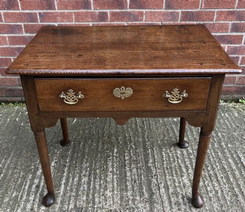 18th Century Oak Low Boy Side Table
