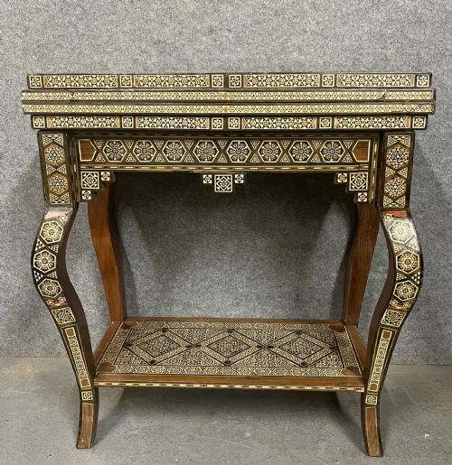 Superb Syrian "Moorish" Games Table