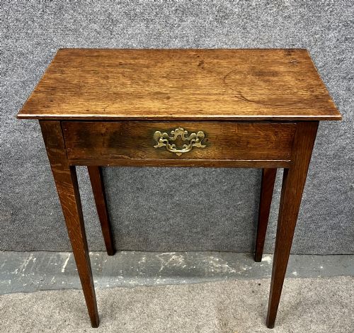 Small 18th.c.  Oak Side Table