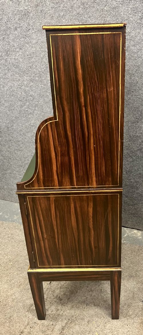 SMALL REGENCY STYLE WATERFALL BOOKCASE - ADDITIONAL PHOTO 2