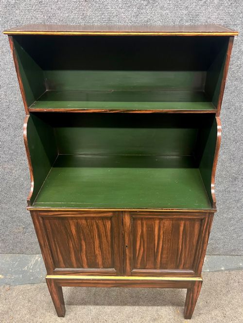 SMALL REGENCY STYLE WATERFALL BOOKCASE - ADDITIONAL PHOTO 3