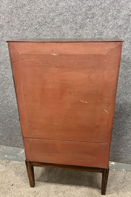 SMALL REGENCY STYLE WATERFALL BOOKCASE - ADDITIONAL PHOTO 7
