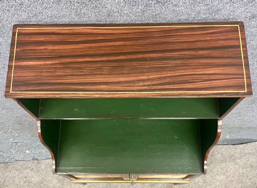 SMALL REGENCY STYLE WATERFALL BOOKCASE - ADDITIONAL PHOTO 9