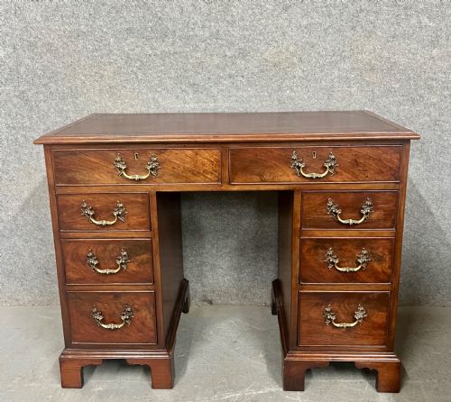 Small George III Style Mahogany Desk
