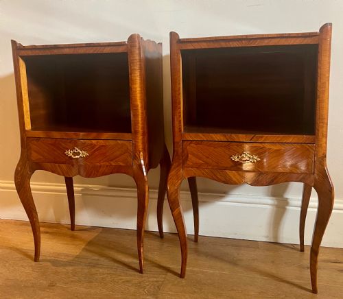 Pair of Good Quality Kingwood Bedside Cabinets