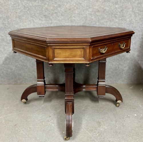 Maples & Co. Arts and Crafts Library Drum Table