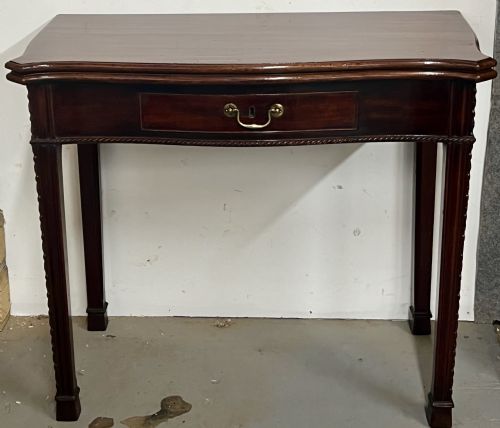 George III Mahogany Tea Table