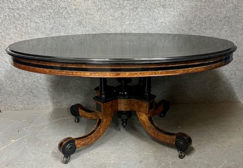 Large Antique Oval Coffee Table