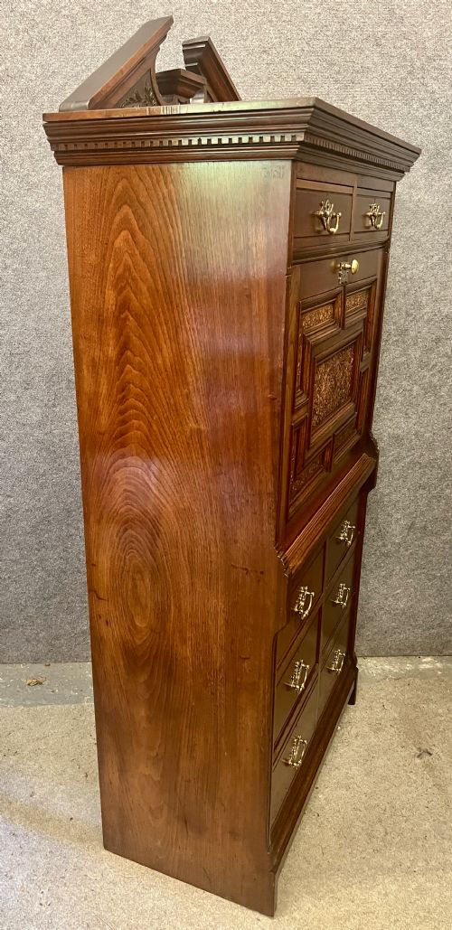 ARTS CRAFTS GREGORY CO OF LONDON ESCRITOIRE DESK - ADDITIONAL PHOTO 5