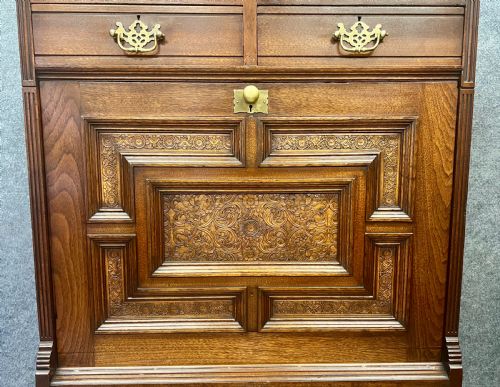 ARTS CRAFTS GREGORY CO OF LONDON ESCRITOIRE DESK - ADDITIONAL PHOTO 7