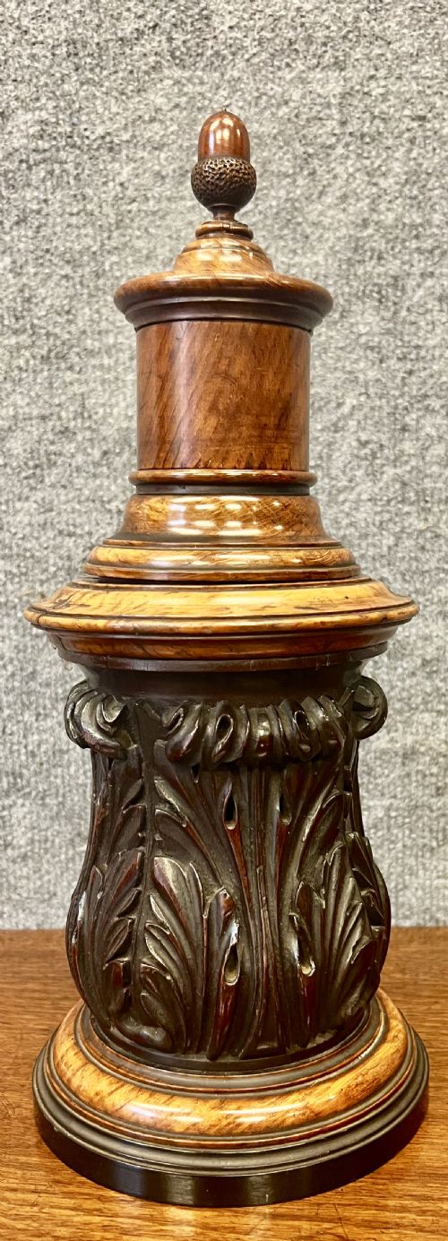 Superb Antique Treen Box