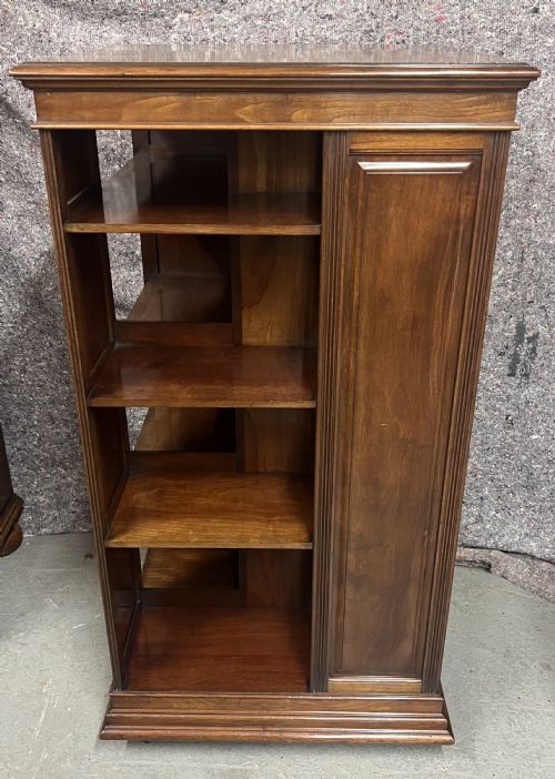 GOOD QUALITY LARGE OPEN SQUARE BOOKCASE - ADDITIONAL PHOTO 1