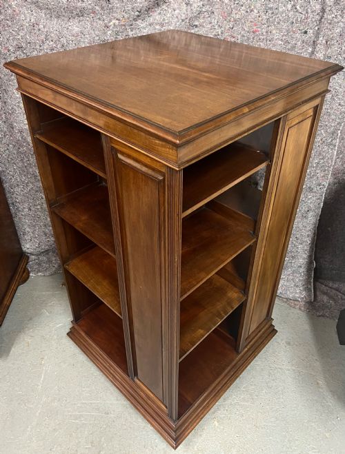 GOOD QUALITY LARGE OPEN SQUARE BOOKCASE - ADDITIONAL PHOTO 2