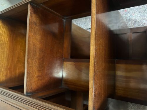 GOOD QUALITY LARGE OPEN SQUARE BOOKCASE - ADDITIONAL PHOTO 4