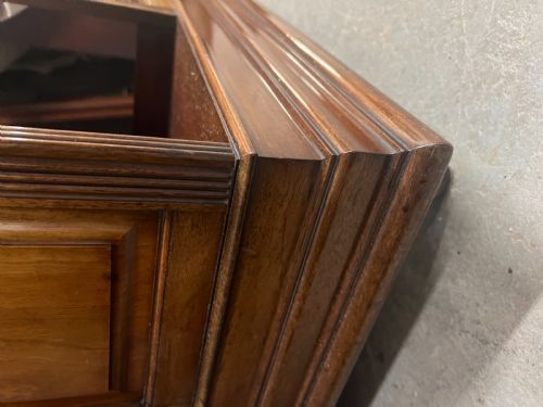 GOOD QUALITY LARGE OPEN SQUARE BOOKCASE - ADDITIONAL PHOTO 7
