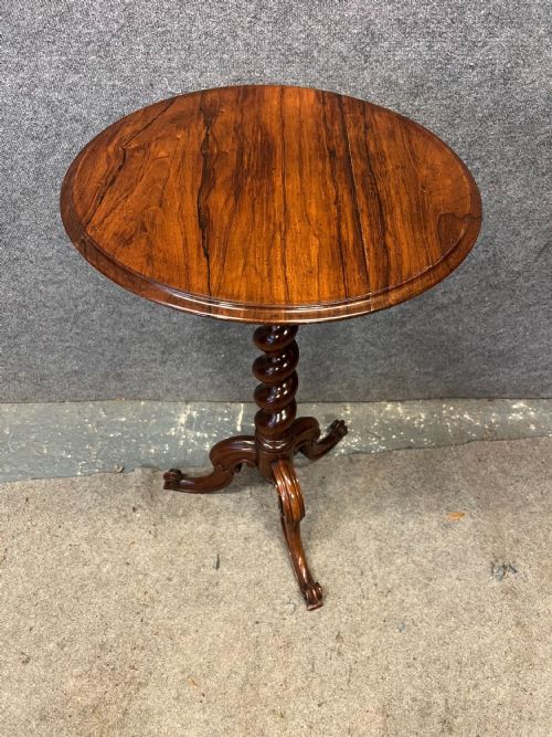 Antique Rosewood Occasional Table