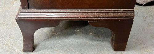 GEORGE III MAHOGANY WATERFALL BOOKCASE - ADDITIONAL PHOTO 4