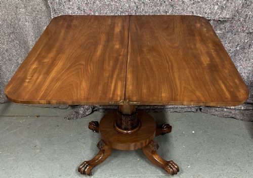 PAIR OF ANTIQUE MAHOGANY CONSOLE TABLES - ADDITIONAL PHOTO 5