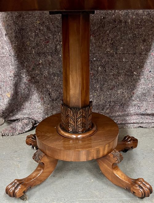 PAIR OF ANTIQUE MAHOGANY CONSOLE TABLES - ADDITIONAL PHOTO 7