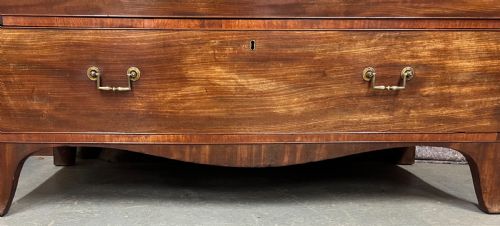 SUPERB QUALITY GEORGE IV INLAID LINEN PRESS - ADDITIONAL PHOTO 6