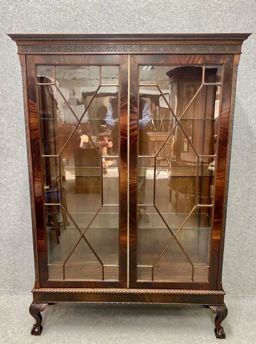 Edwardian Mahogany Display Cabinet