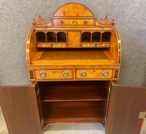 FINE GEORGE III SATINWOOD LADIES DESK - ADDITIONAL PHOTO 6