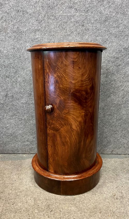Victorian Mahogany Cylindrical Pot Cupboard