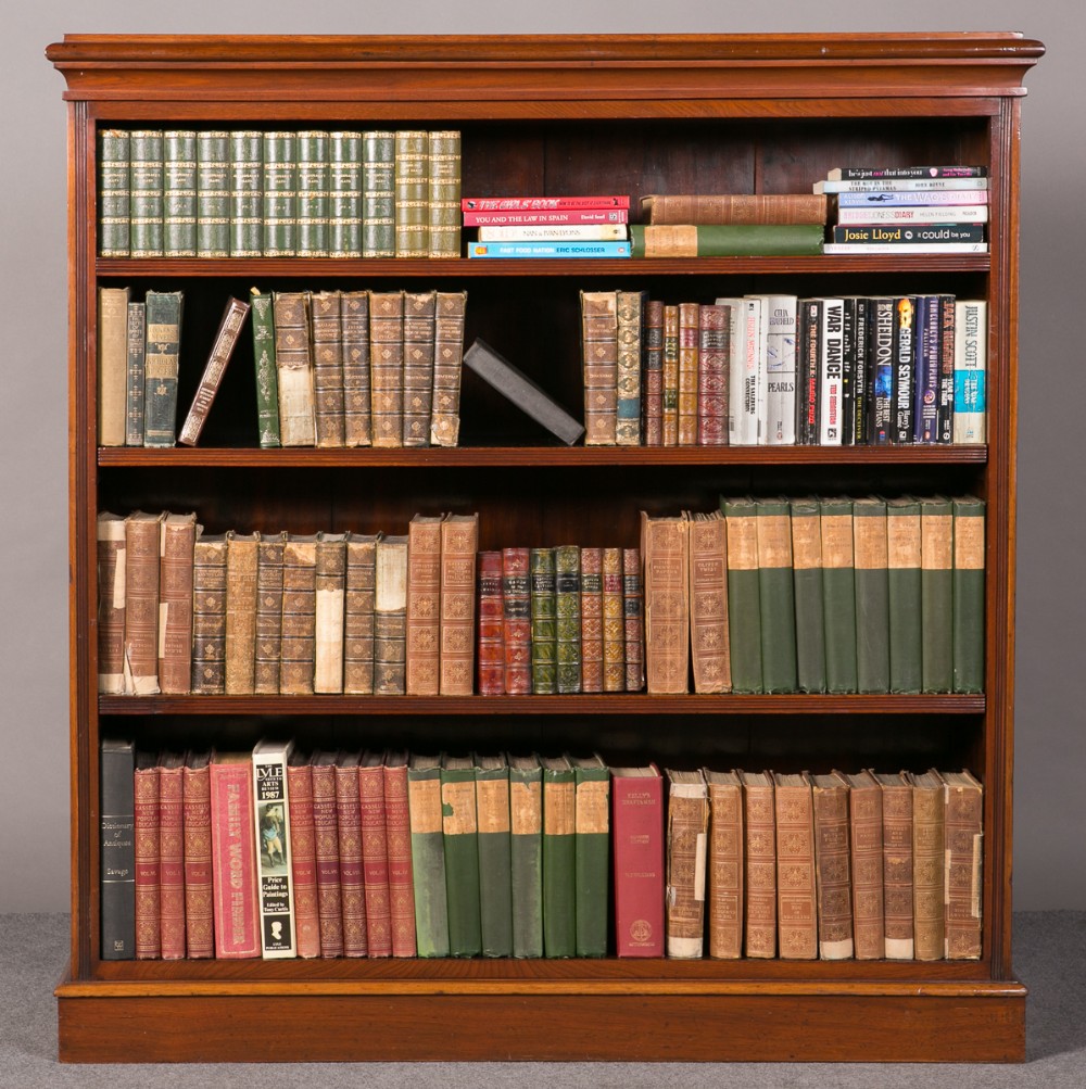 Victorian Open Bookcase