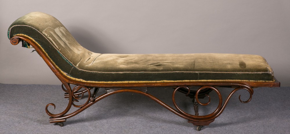 Unusual Bentwood Day Bed/ Chaise