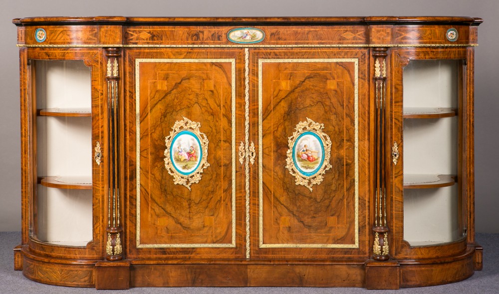 Fine Sevres Mounted Credenza