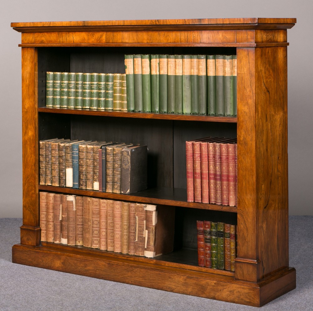 Rosewood Open Bookcase