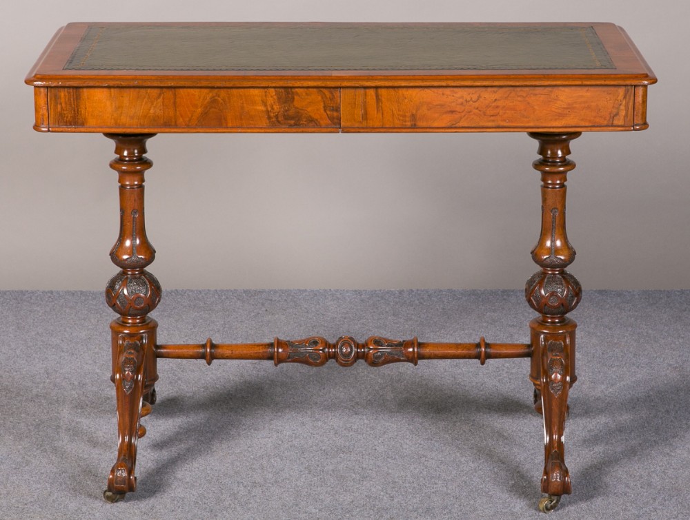 Victorian Walnut Writing Table