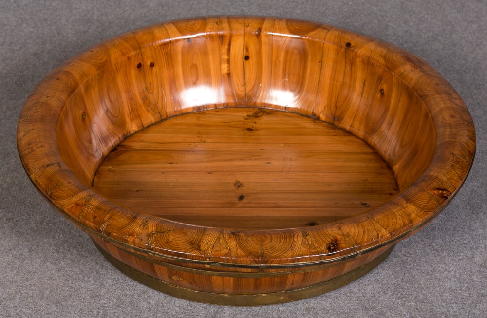 Very Large Wooden Trug / Bowl