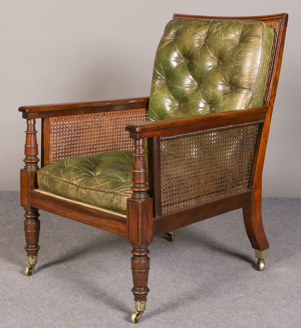 Geo.IV Library Bergere Armchair