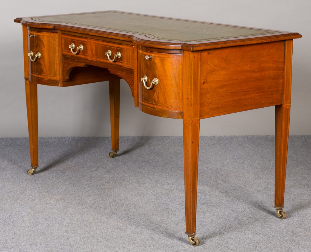 Edwardian Inlaid Writing Table/Desk