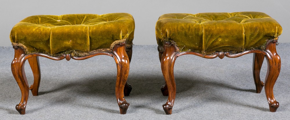 Pair of Victorian Footstools 