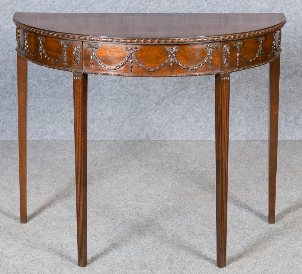 Mahogany Console Table