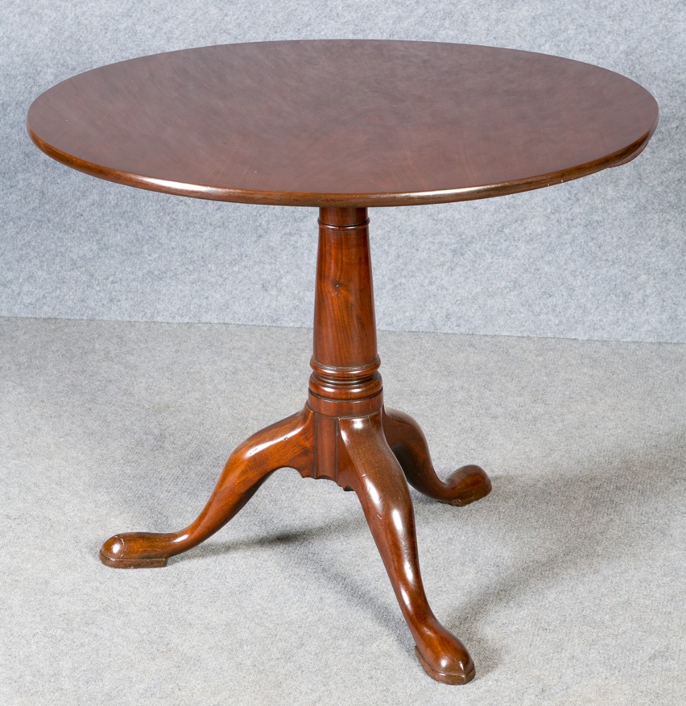 George III Mahogany Snap Top Occasional Table