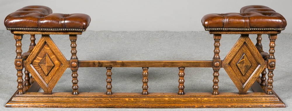 Oak Jacobean Style Club Fender 