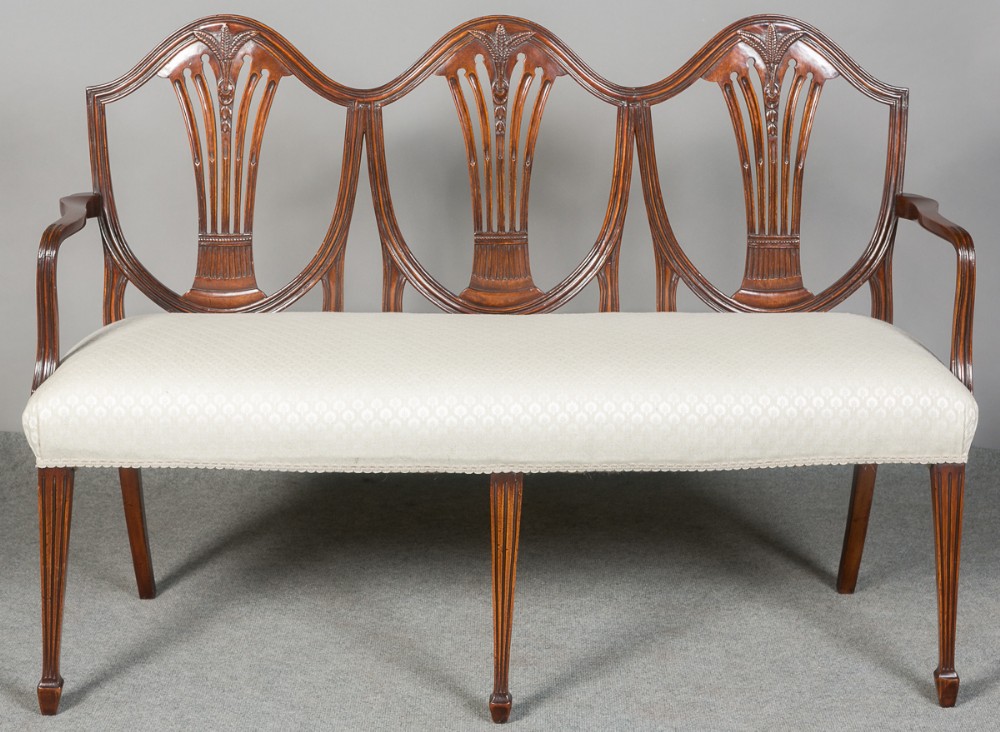Hepplewhite Chair Back Settee