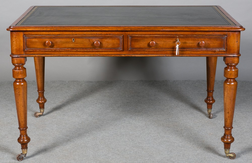 Victorian 2 Drawer Writing Table
