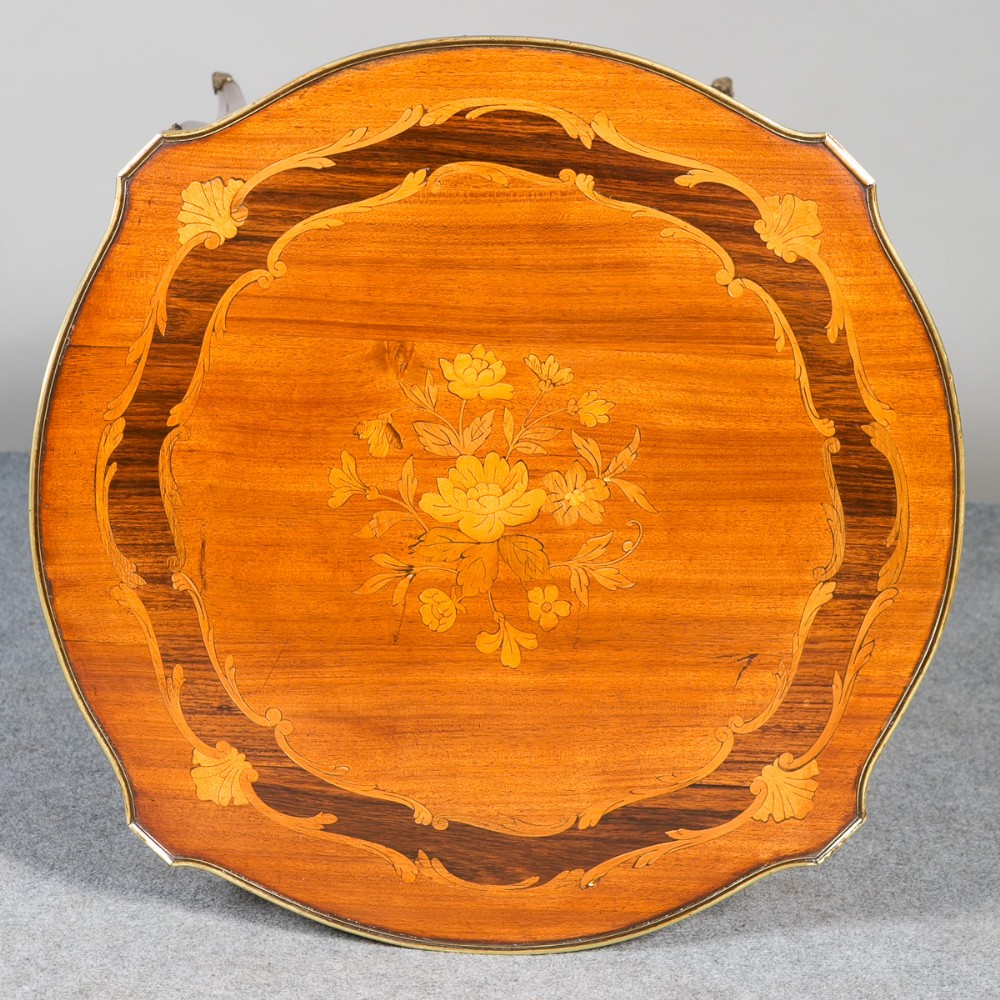 French Inlaid Occasional Table