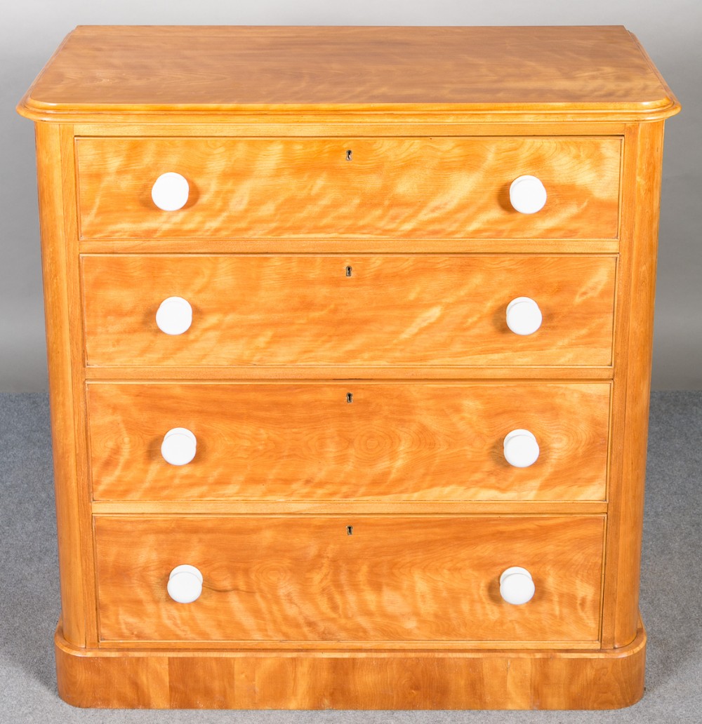 Antique Satinwood Chest of Drawers.
