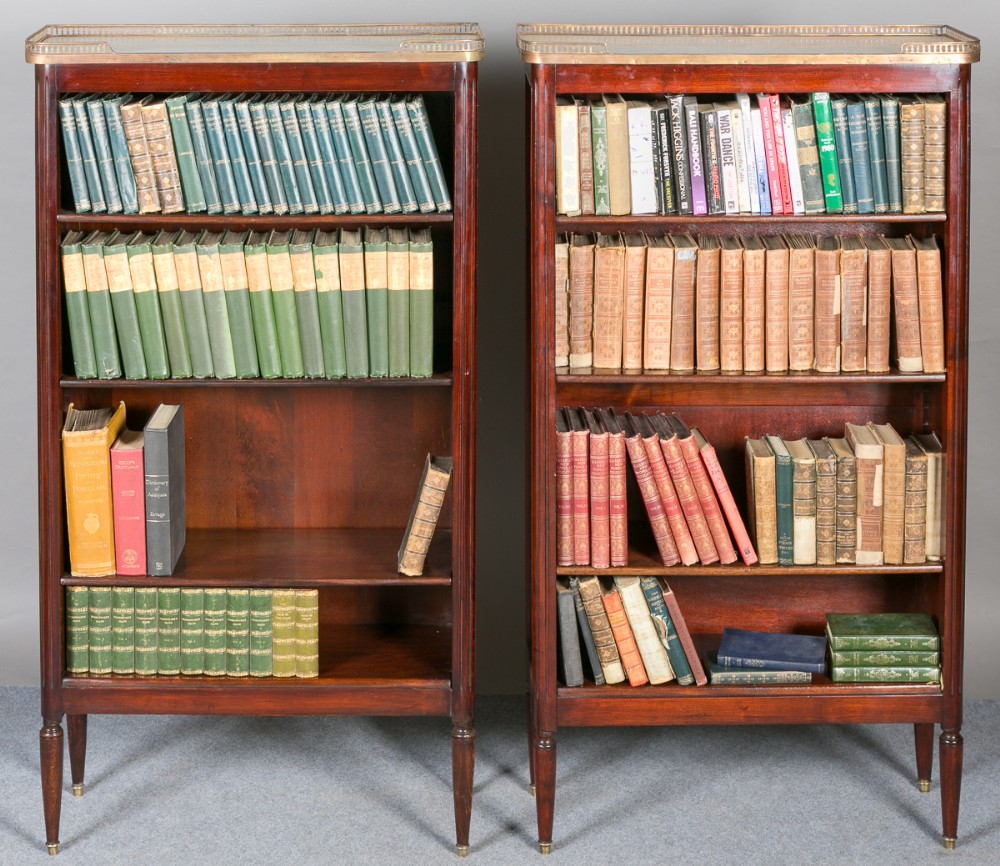 Pair of French Open Bookcases