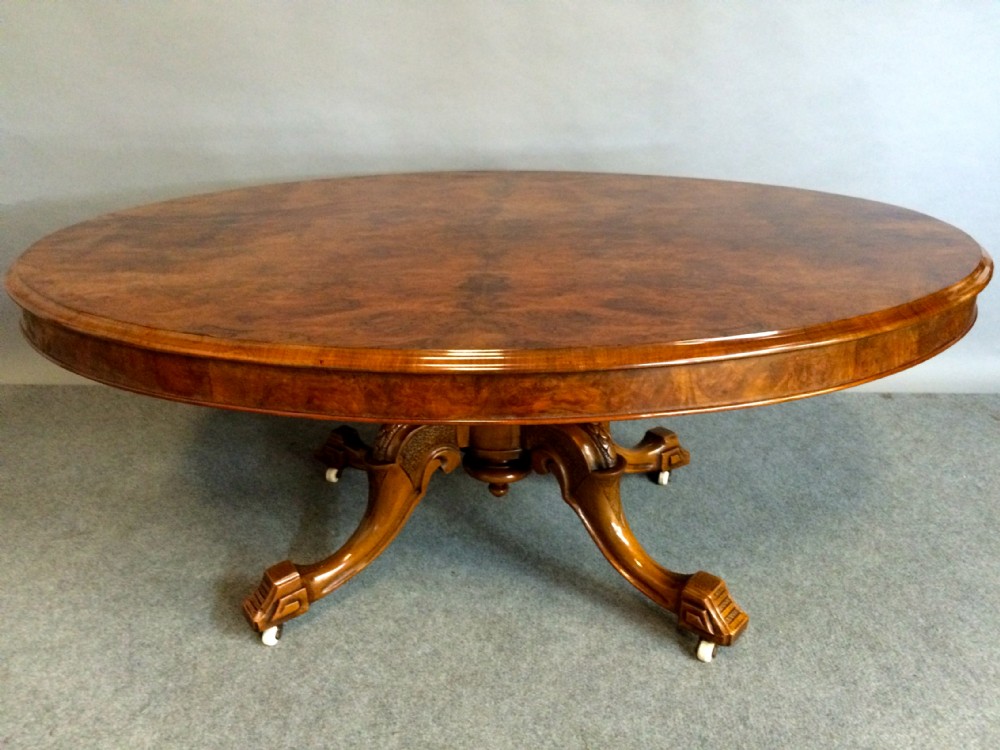 Victorian Burr Walnut Coffee Table