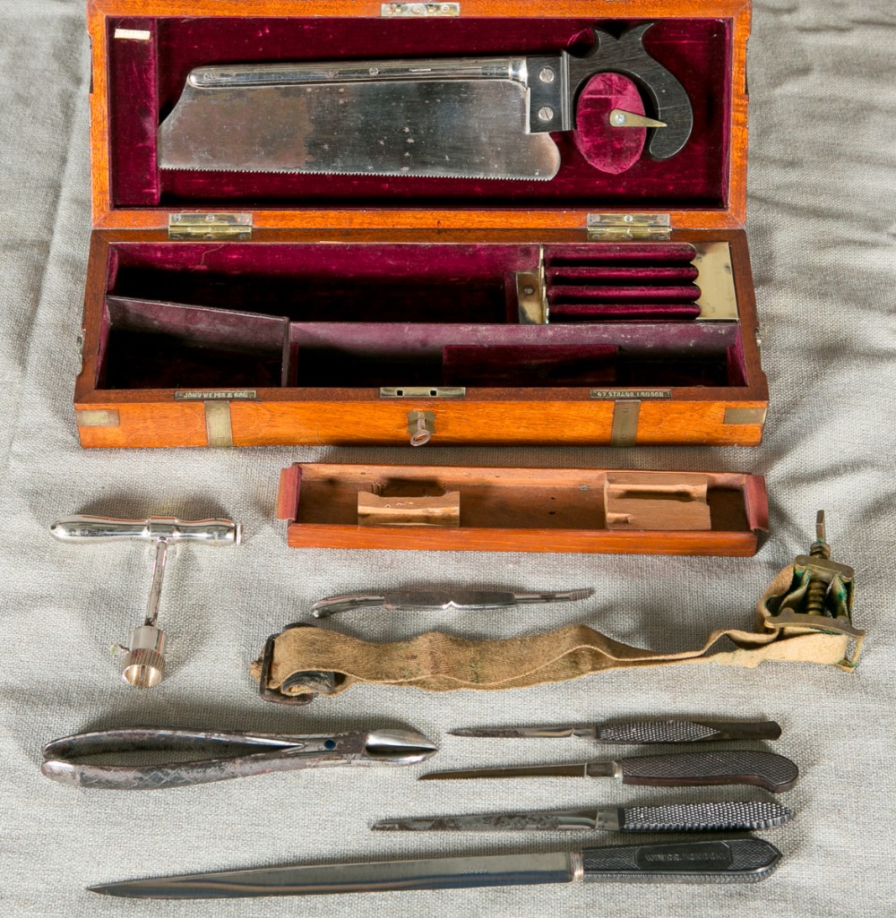 19th C. Campaign Surgeons Box