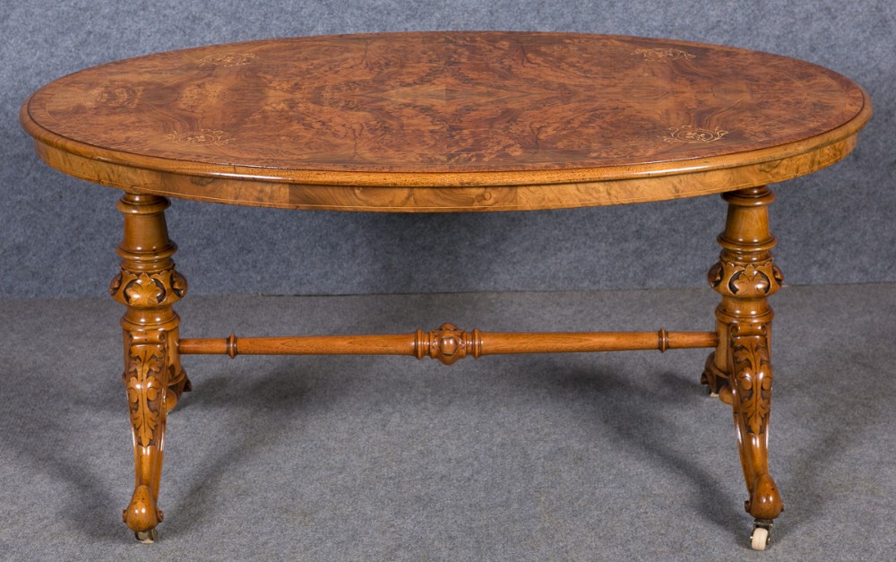 Superb Victorian Walnut Coffee Table