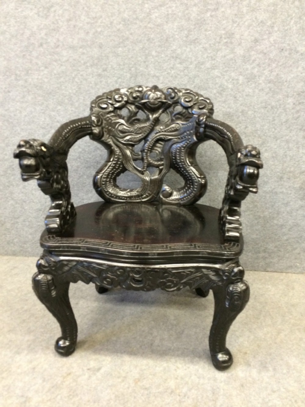Japanese Lacquer Armchair