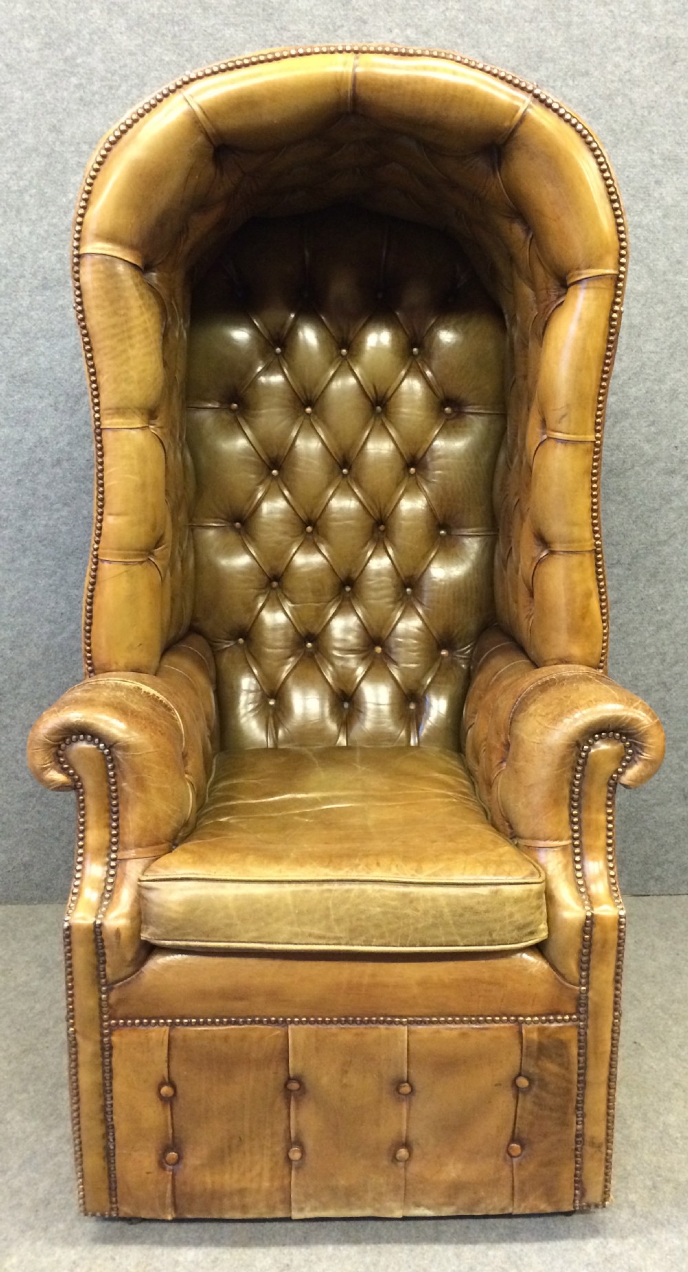 Old Leather Hall Porter's Chair